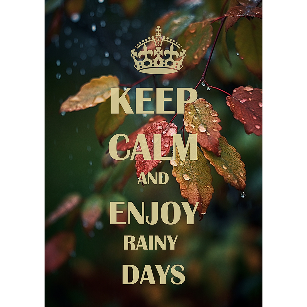 Keep Calm. Rainy Days