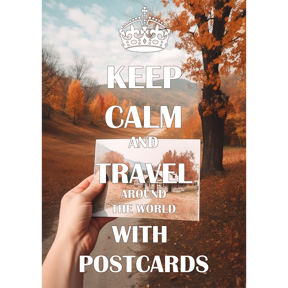 Keep Calm. Travel With Postcards