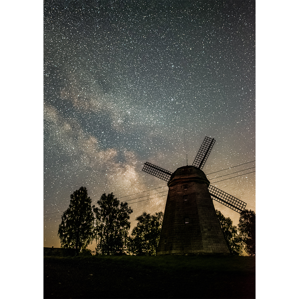 Windmill in Lazdininkai, Lithuania