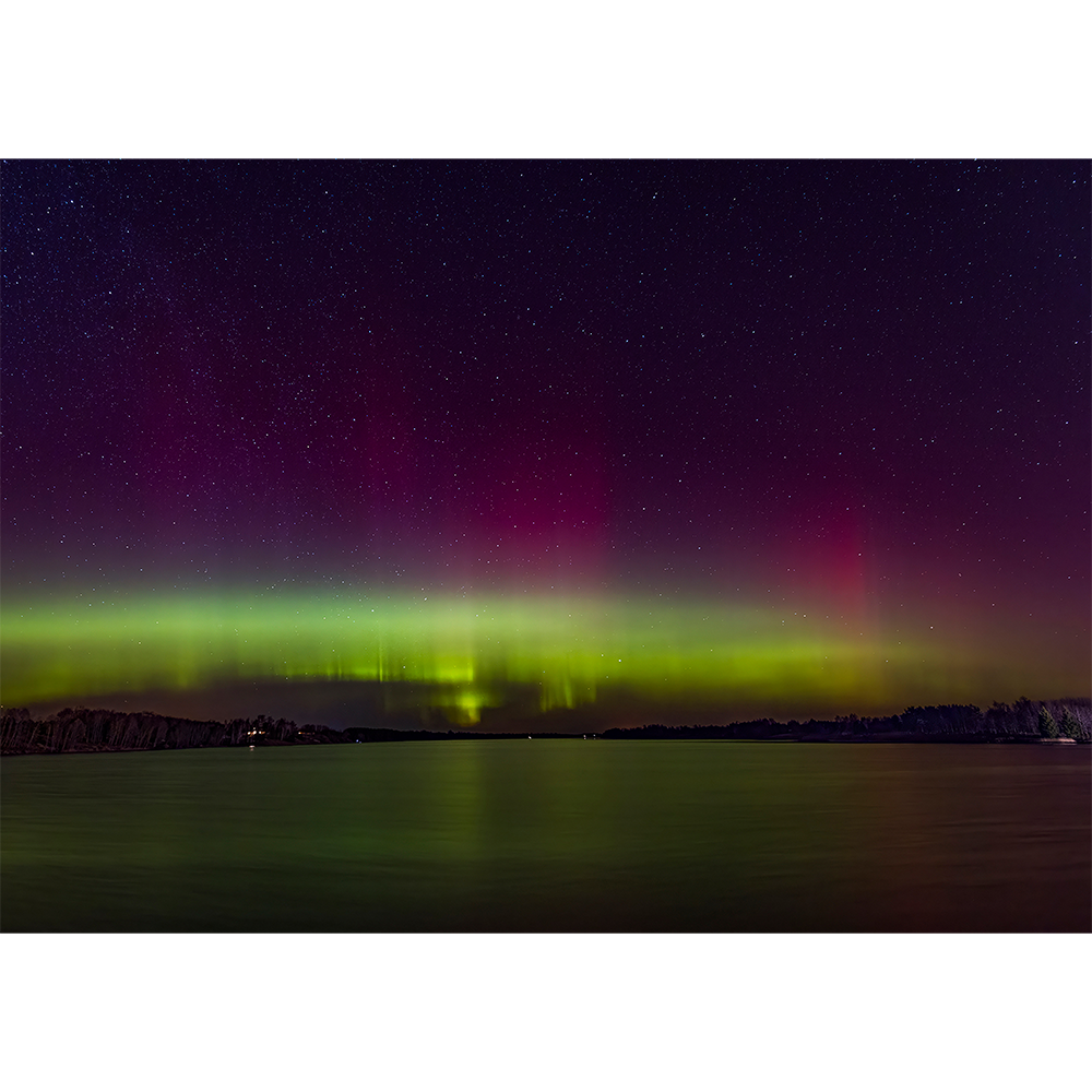 Aurora Borealis in Lithuania, Kupiškis