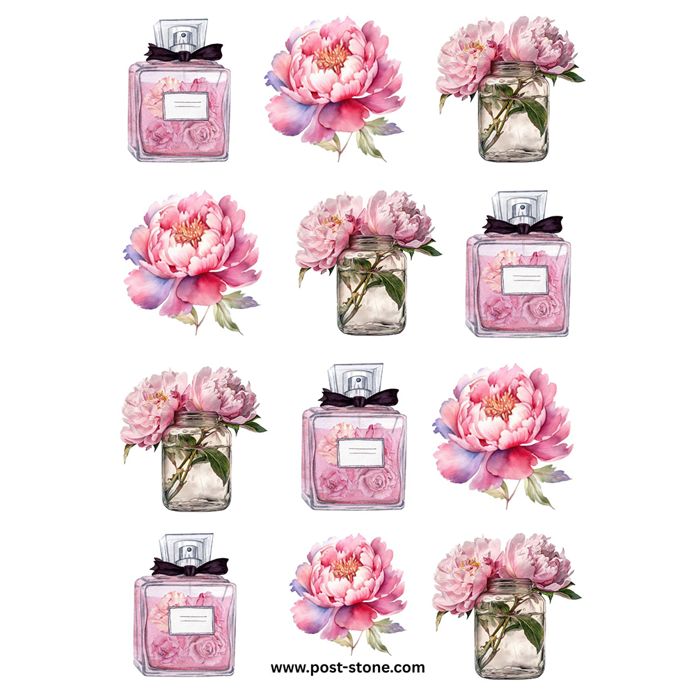 Sticker Sheet: Peonies
