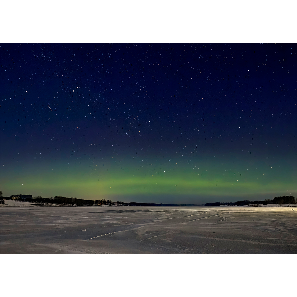 Aurora Borealis in Lithuania, Kupiškis