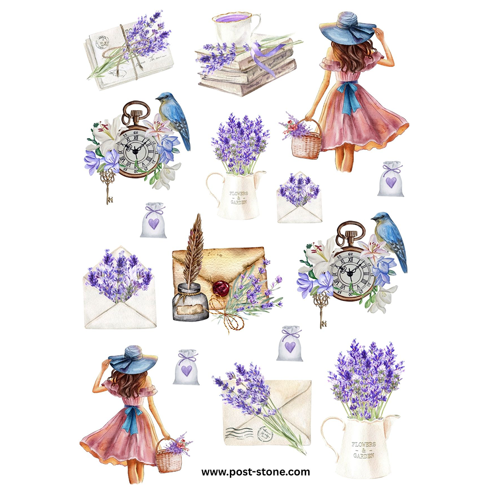 Sticker Sheet: Lavender Mood
