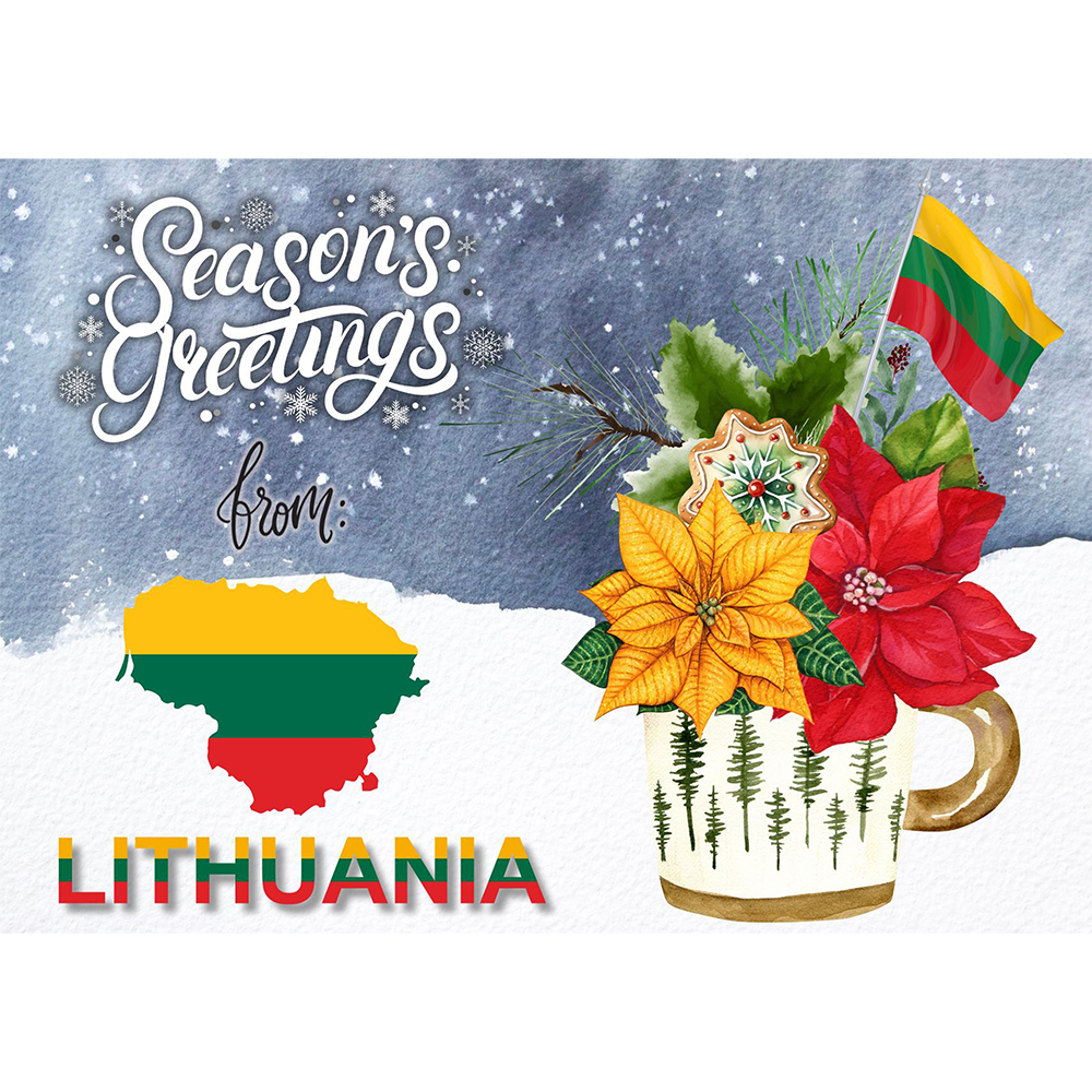 Season's Greetings. Lithuania