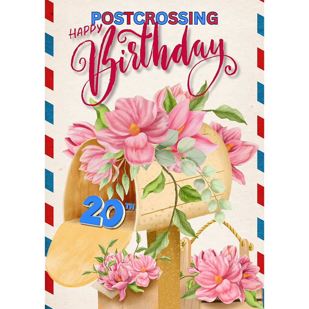 Postcrossing 20 Anniversary
