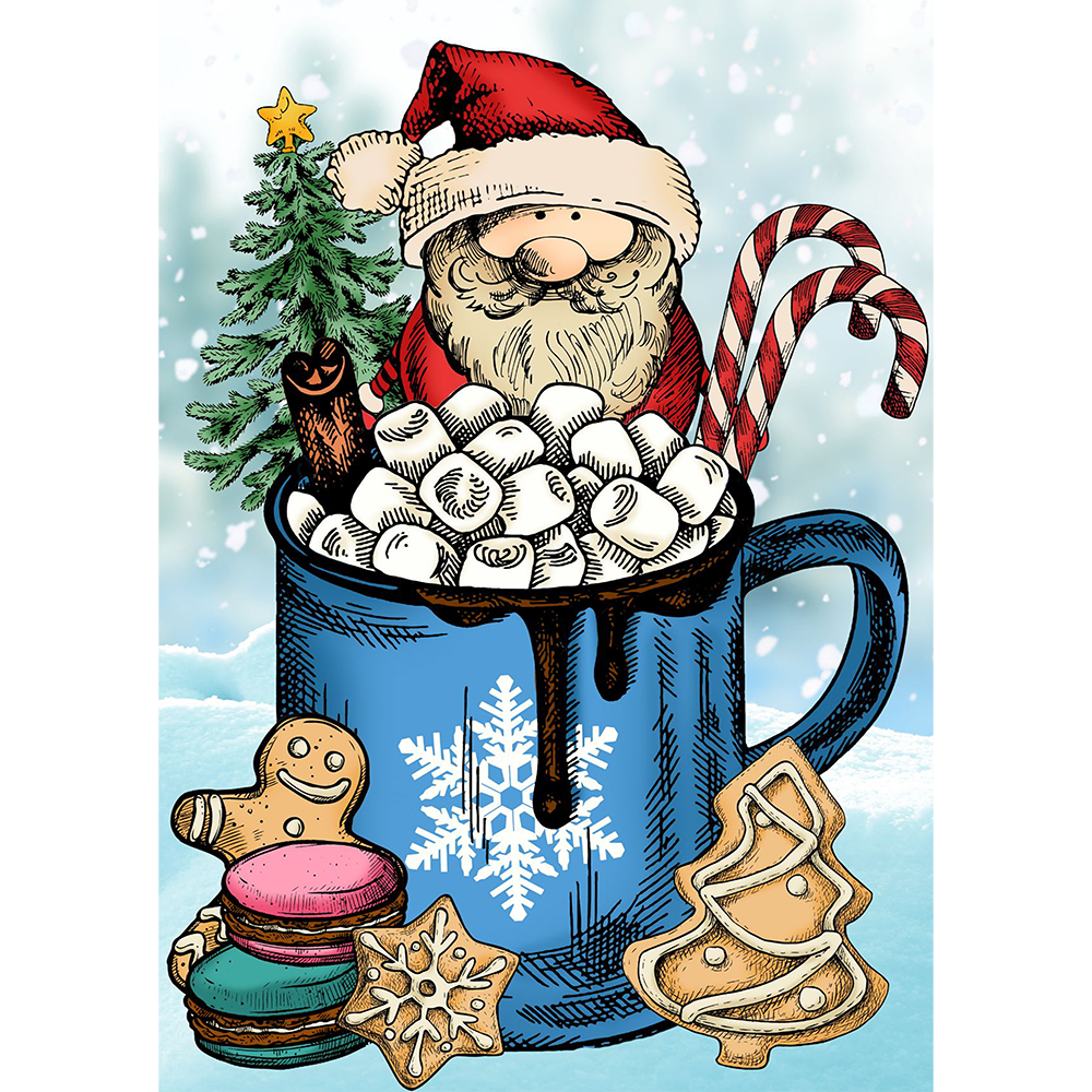 Christmas Mug. Santa