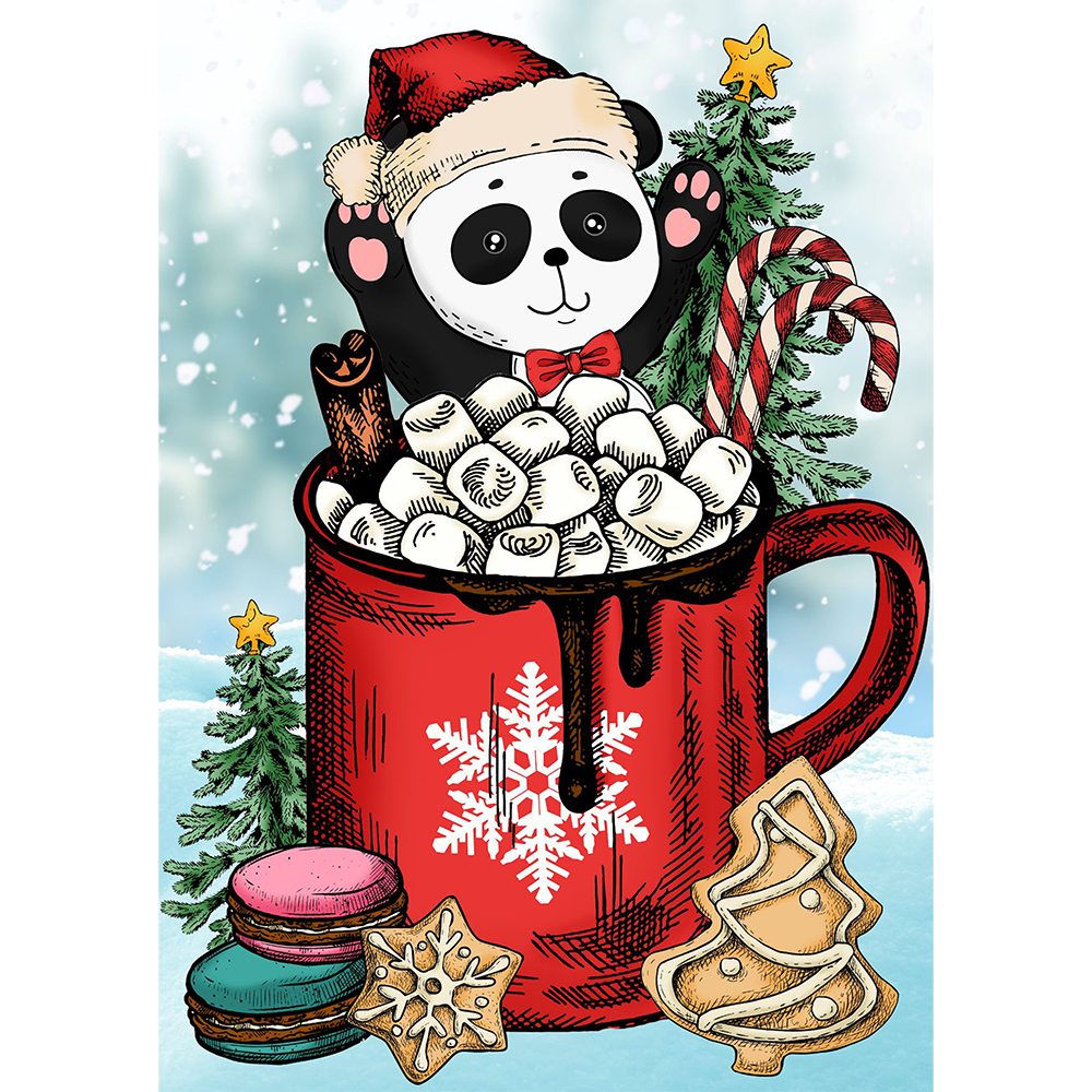 Christmas Mug. Panda