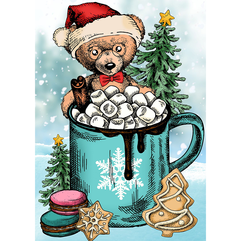 Christmas Mug. Teddy Bear