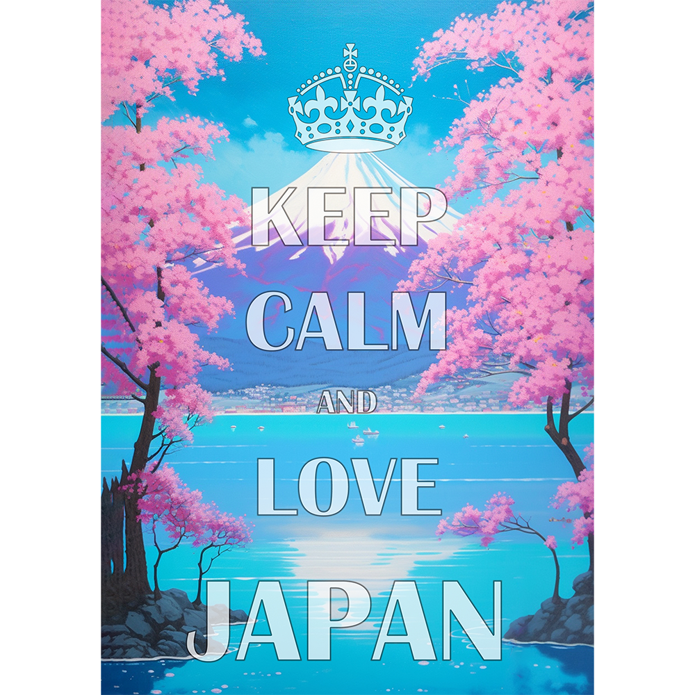 Keep Calm Japan Post Stone Keep calm japan post stone