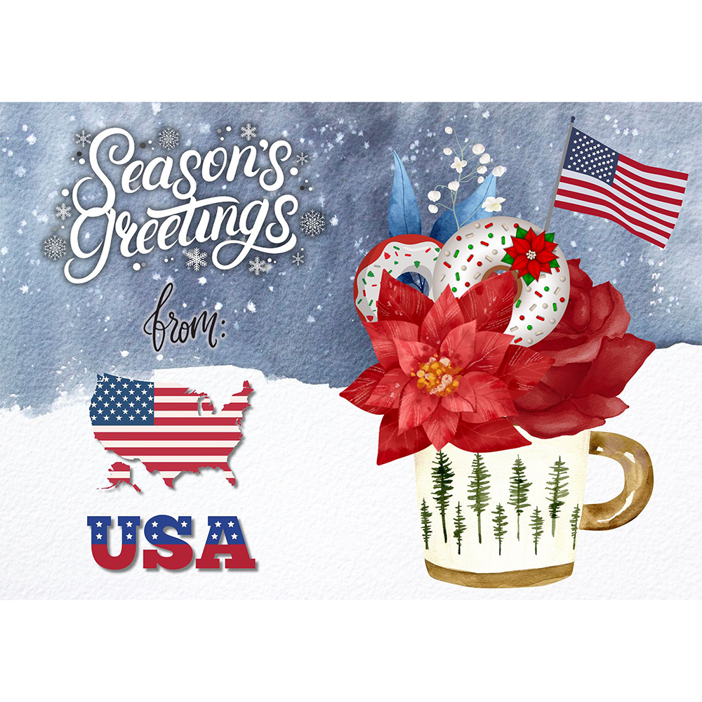 Seasons Greetings. USA