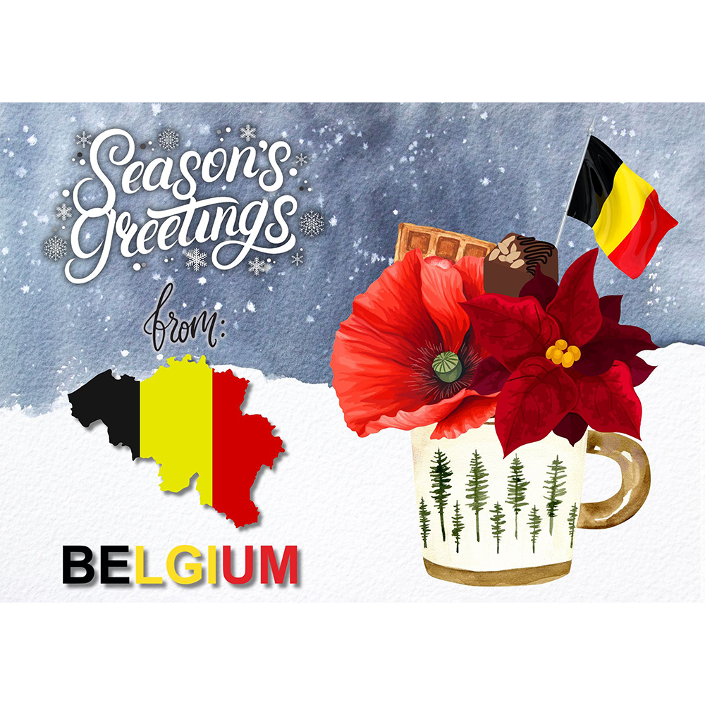 Seasons Greetings. Belgium