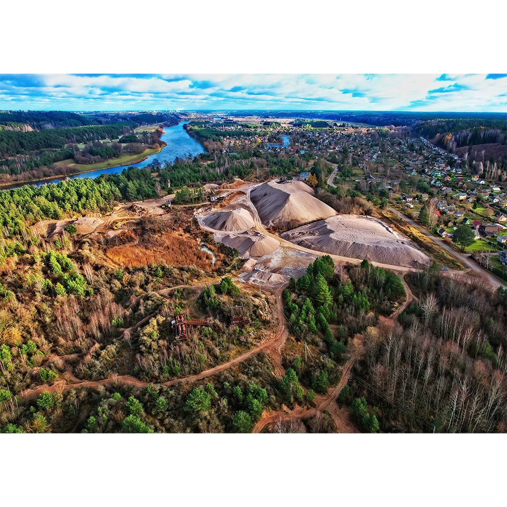 Zatyšiai Sand Quarry, Lithuania