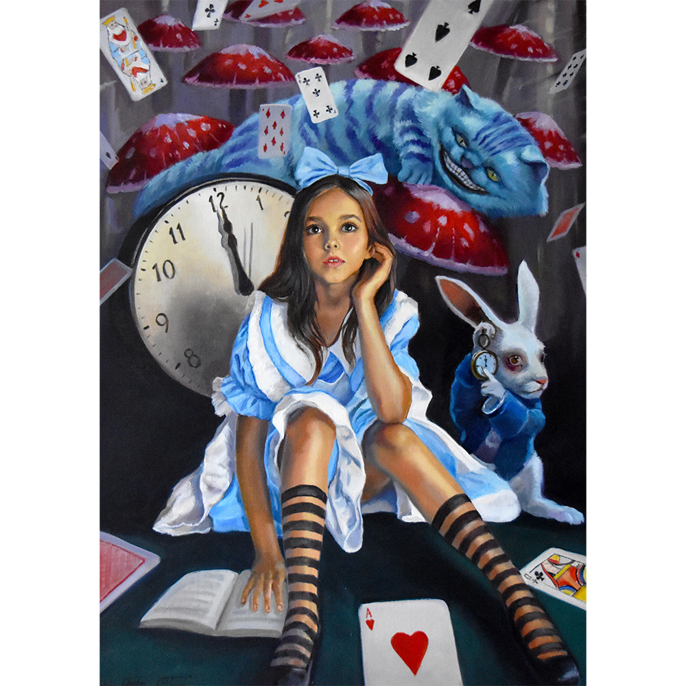 Alice In Wonderland Post Salvador DALI (after) Alice In Wonderland