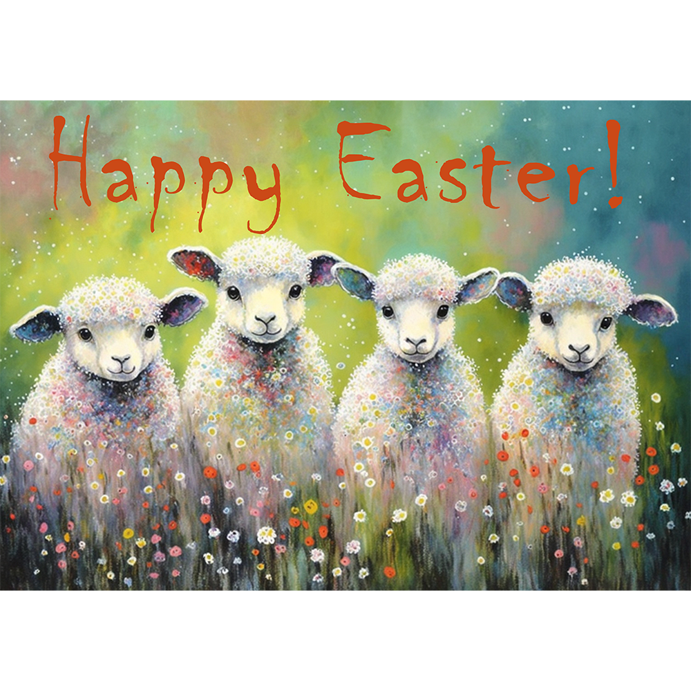 Happy Easter Lambs