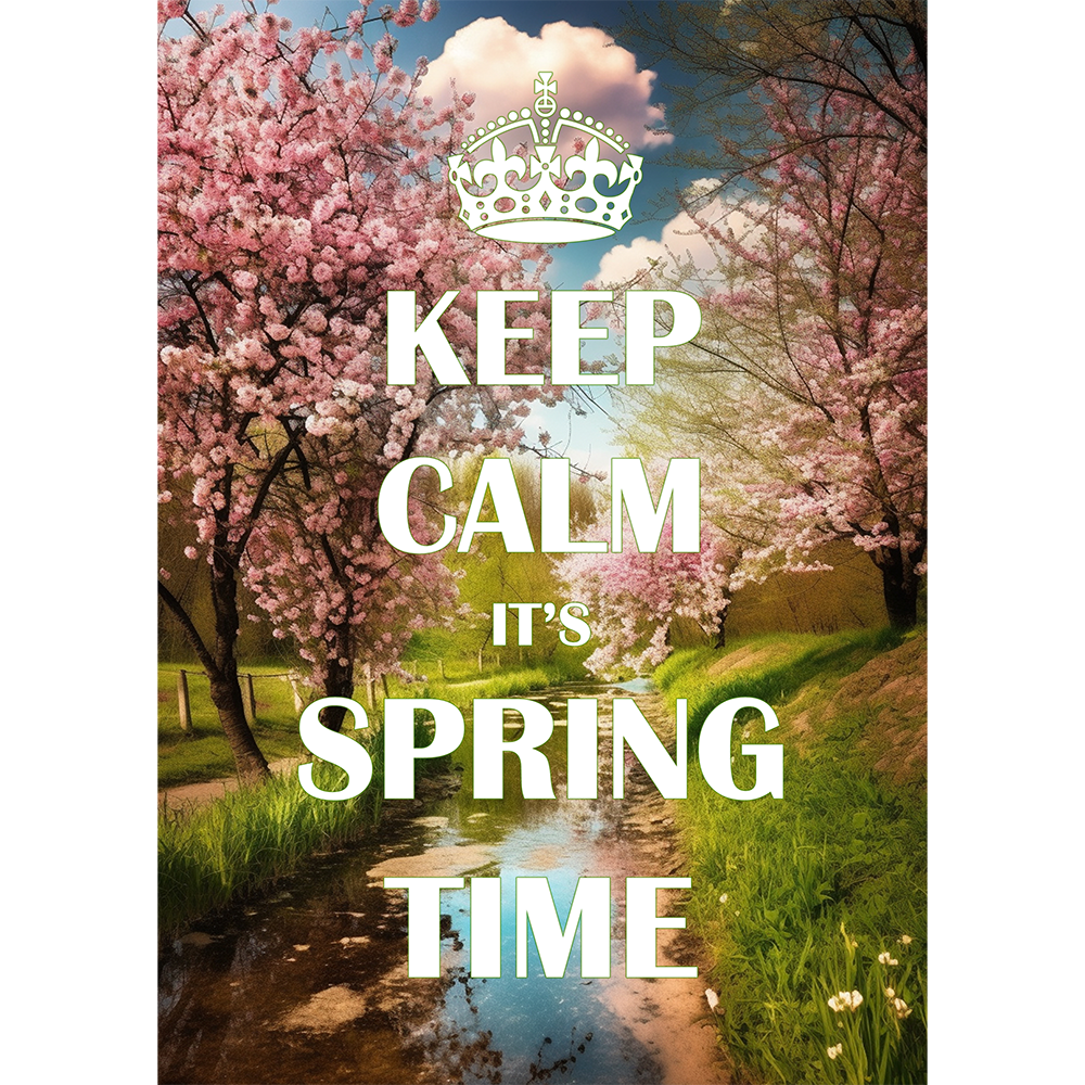 Keep Calm. It's Spring Time