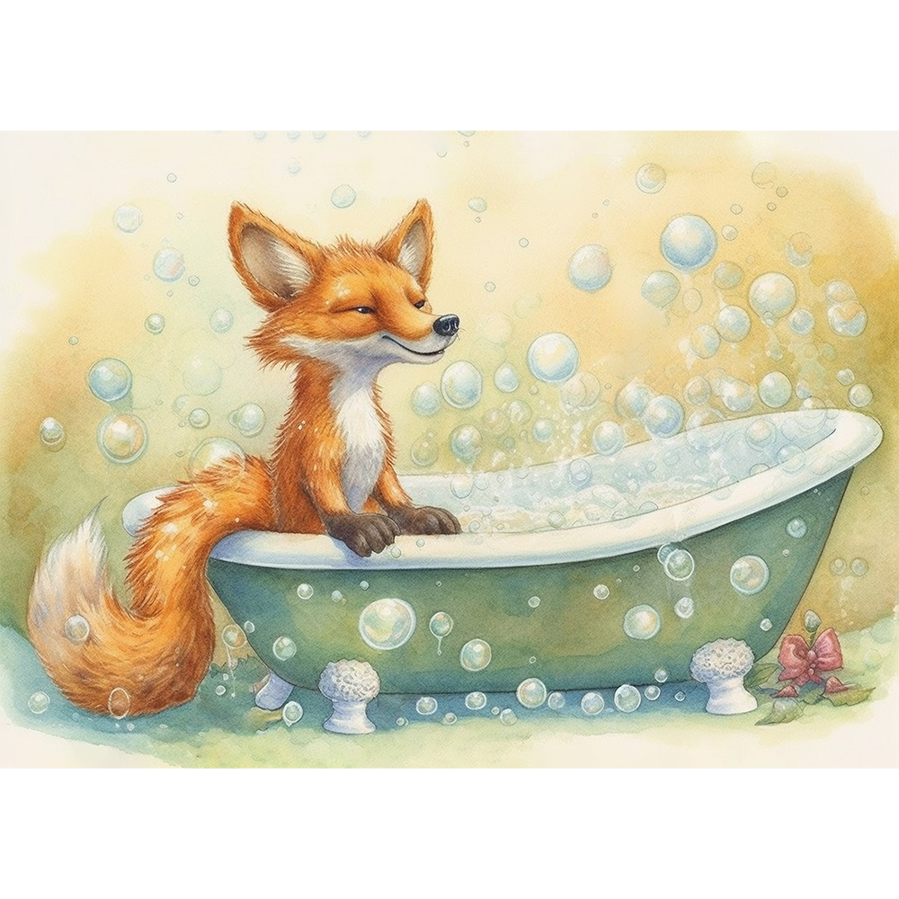 Splish-Splash with a Fox