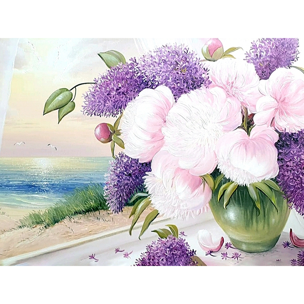 Lilacs and Peonies